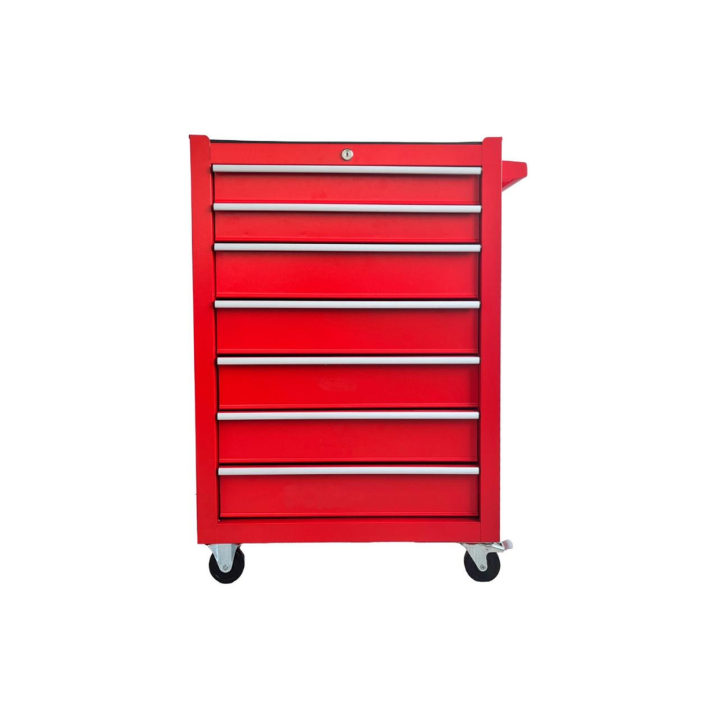 201 PIECE - FULLY STOCKED - RED STEEL ROLLING TOOL-CABINET